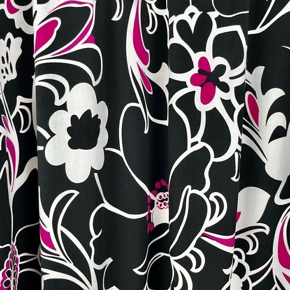 Women’s Floral Crewneck With Buttons Mini Dress - Picture 3 of 10